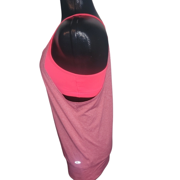 Champion Layered Pink Tank Top With Sports Bra M - Picture 4 of 6